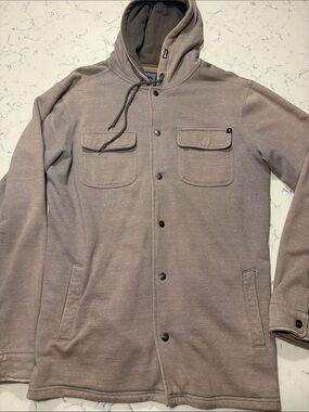 Rip curl hooded sweatshirt with snap closure